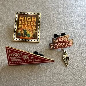 Disney Pins (lot of 3)